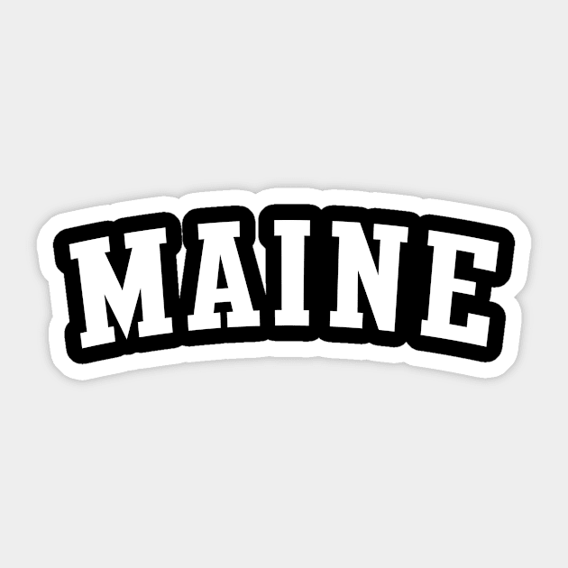 maine-state Sticker by Novel_Designs